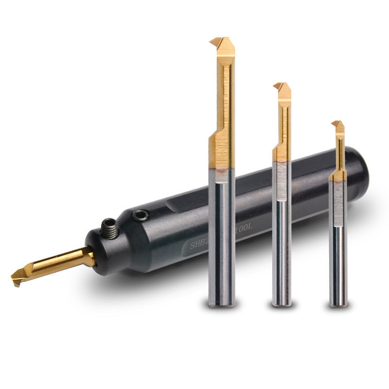 CNC MIR Solid Carbide Micro Boring Bars Nano Coating cho thắt thắt