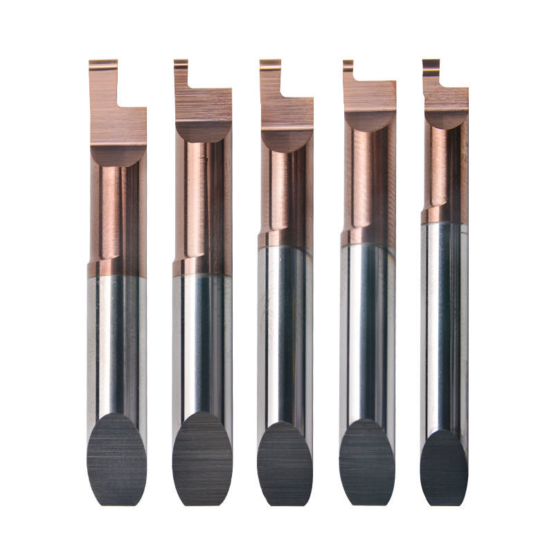 Custom Face Grooving micro carbide boring bar Nội bộ làm mát cho Micro quay xoắn ốc