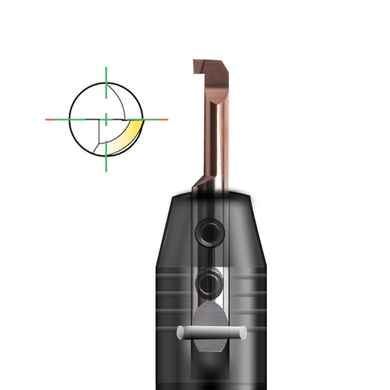 Nội bộ làm mát tùy chỉnh Micro Boring Tool Tungsten Carbide vật liệu cho máy quay