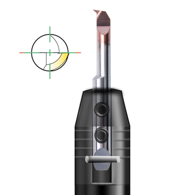 Công cụ giật vi Tungsten, Công cụ xoay bên trong cho máy quay vi CNC