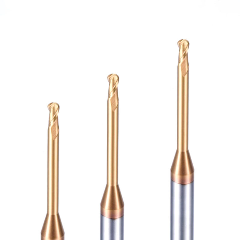 Micro Deep Groove Long Neck Milling Cutter, 0.1mm Radius góc
