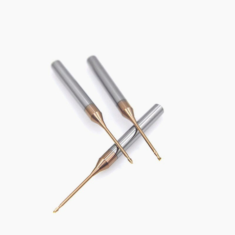 Micro Deep Groove Long Neck Milling Cutter, 0.1mm Radius góc