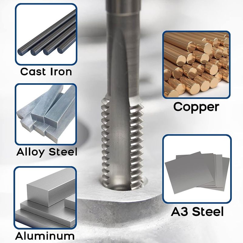 Máy cuộn dây thép cao tốc HSS với loại sợi Imperial Metric