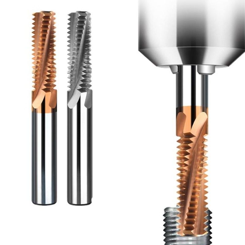 Máy CNC răng đầy dẫy thắt dây đai kết thúc 4 sáo cho nhôm và thép