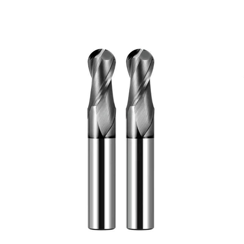 Máy cắt công cụ máy xay CNC chính xác cao Solid Carbide 2 Flute HRC66 Degree Cho Sắt đúc