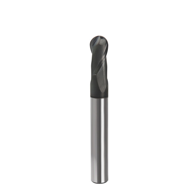 Các nhà máy kết thúc carbide rắn hiệu suất cao HRC55 Black Color Coating For Steel