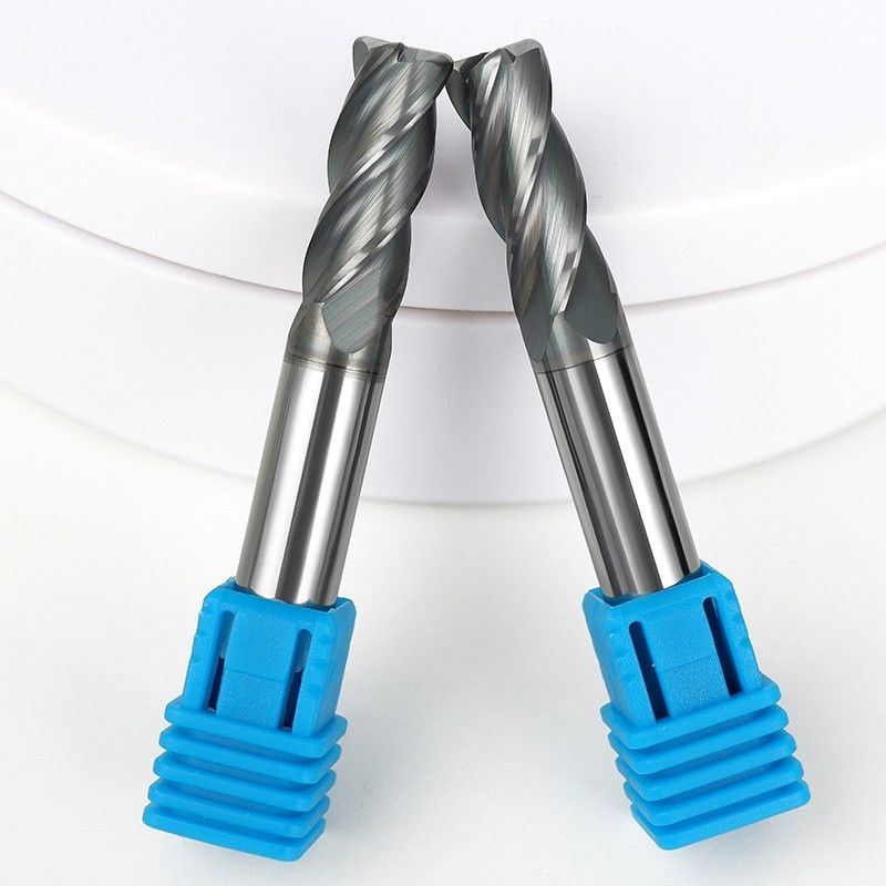 Máy cắt mẻ bán kính góc phổ quát, HRC45 Solid Carbide Milling Bits cho CNC
