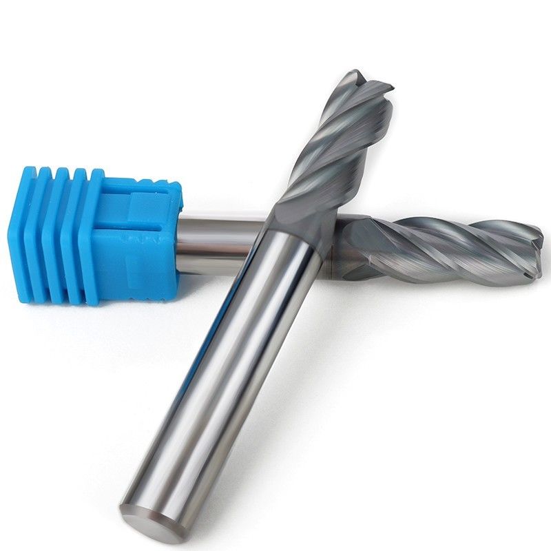 Máy cắt mẻ bán kính góc phổ quát, HRC45 Solid Carbide Milling Bits cho CNC