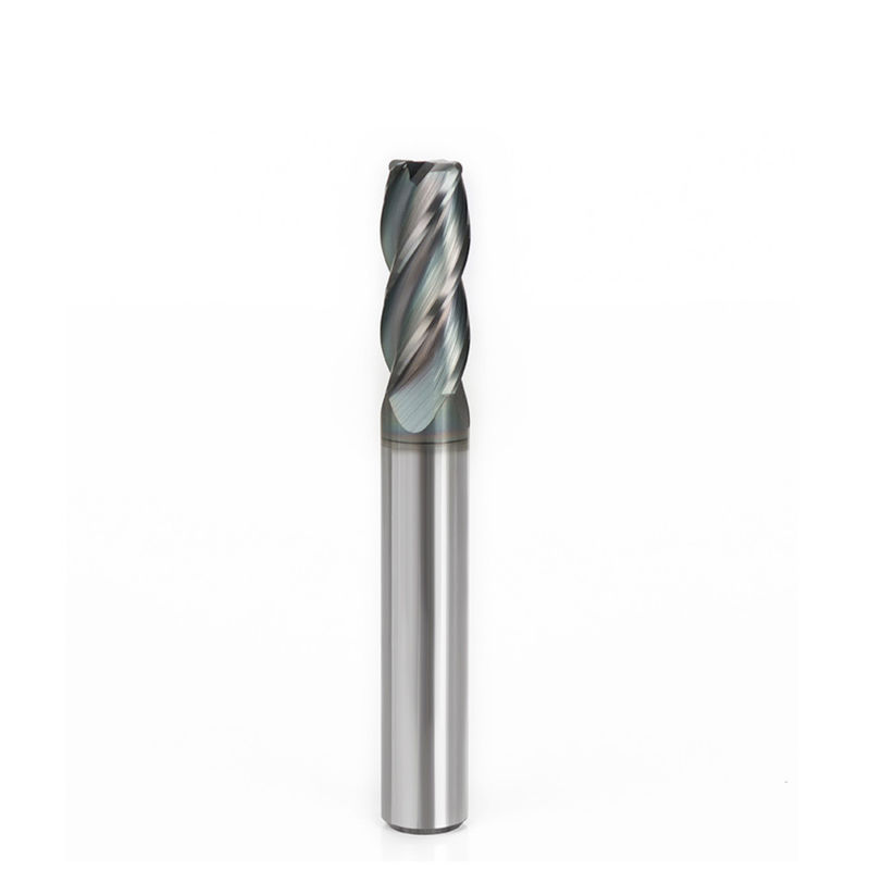 Máy cắt mẻ bán kính góc phổ quát, HRC45 Solid Carbide Milling Bits cho CNC