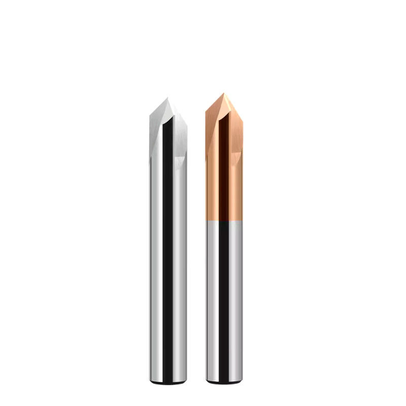 Chamfer Carbide End Mill HRC58 Solid 90 Degree 3 Flute cho máy khắc CNC