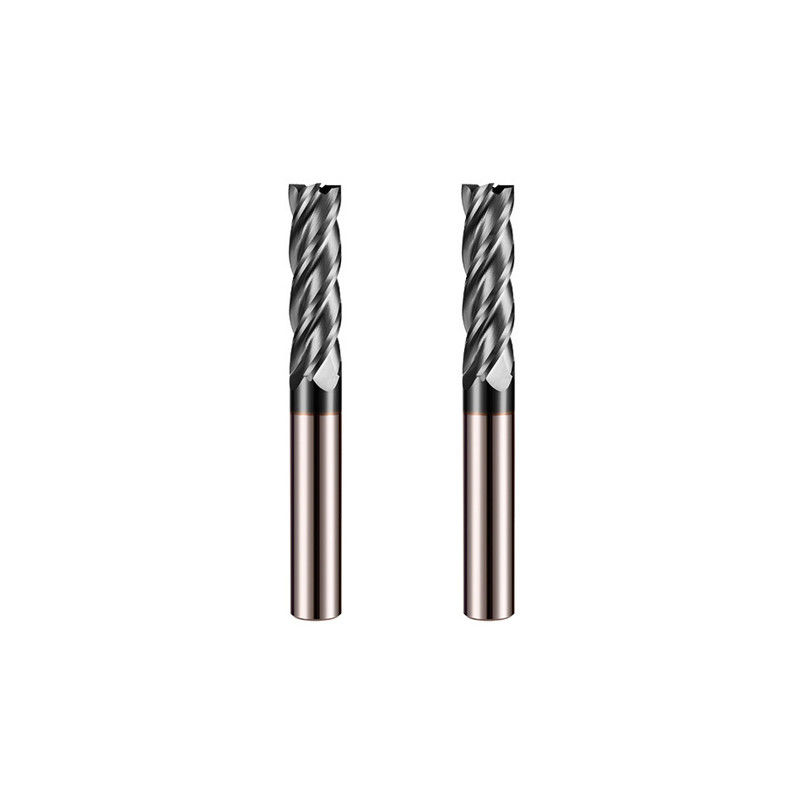 Solid Carbide Micro Diameter End Mill 4 Flute HRC 58 độ cho các công cụ mài