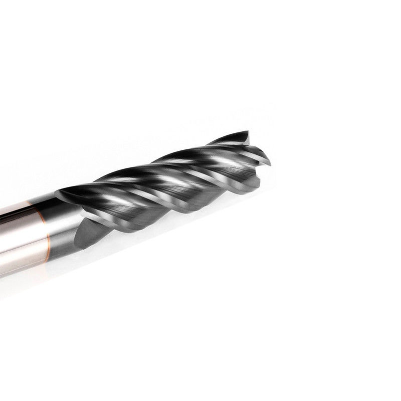 Solid Carbide Micro Diameter End Mill 4 Flute HRC 58 độ cho các công cụ mài