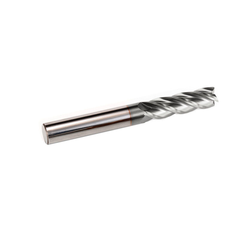 Solid Carbide Micro Diameter End Mill 4 Flute HRC 58 độ cho các công cụ mài