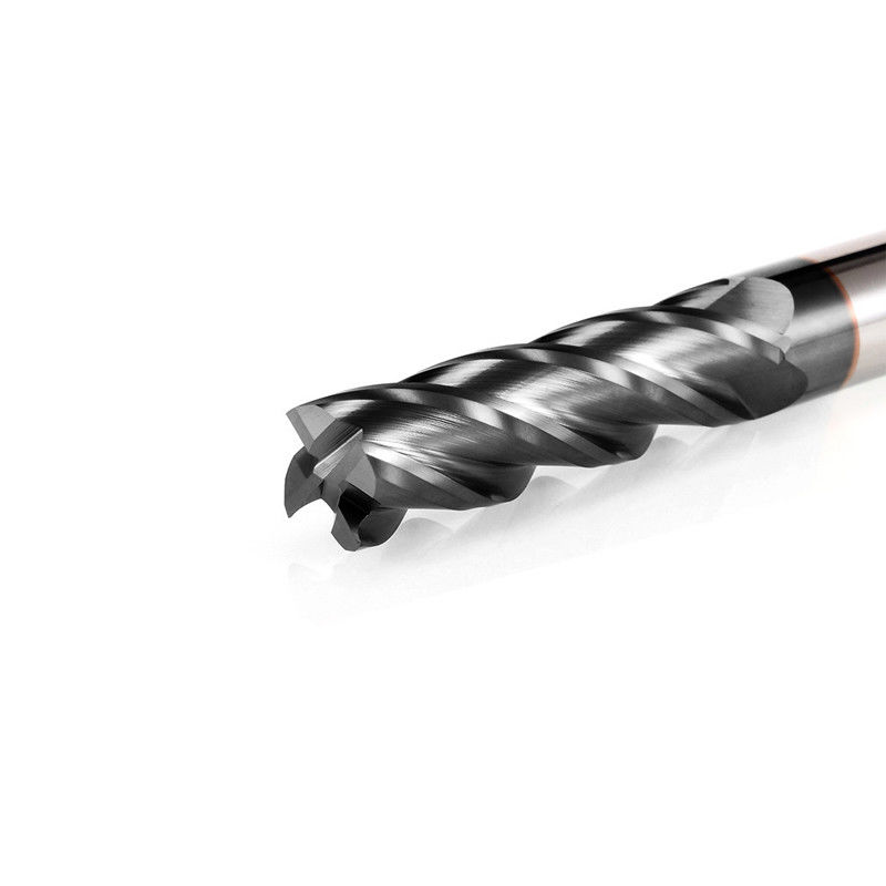 Solid Carbide Micro Diameter End Mill 4 Flute HRC 58 độ cho các công cụ mài