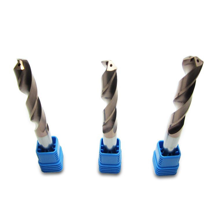 Công cụ cắt CNC 3D 5D, Tungsten Carbide Twist Drill Bits 45 Hrc 55 Hrc 60 Hrc