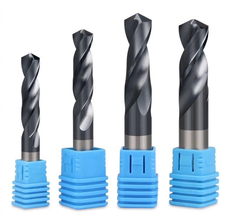 Công cụ cắt CNC 3D 5D, Tungsten Carbide Twist Drill Bits 45 Hrc 55 Hrc 60 Hrc