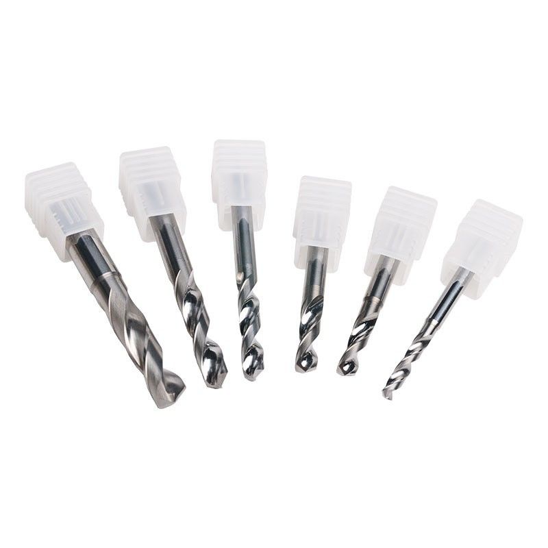 Đường thẳng Flute Carbide khoan độ chính xác cao bước khoan 3XD / 5XD Solid Carbide cắt khoan