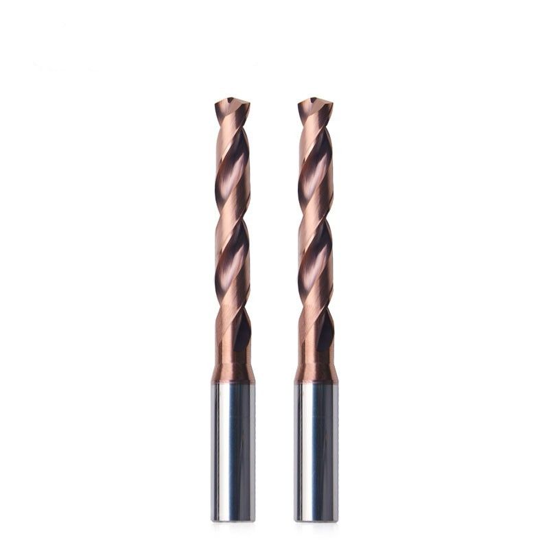 5XD Round Shank Solid Carbide khoan nhà máy bán trực tiếp khoan bước cho thép và sắt