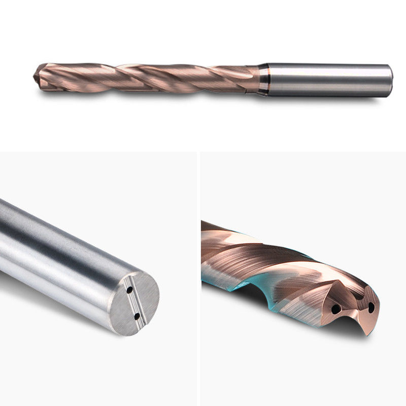 Trong nước làm mát lỗ Carbide khoan Insight cắt công cụ DIN 3XD bước khoan cho thép không gỉ