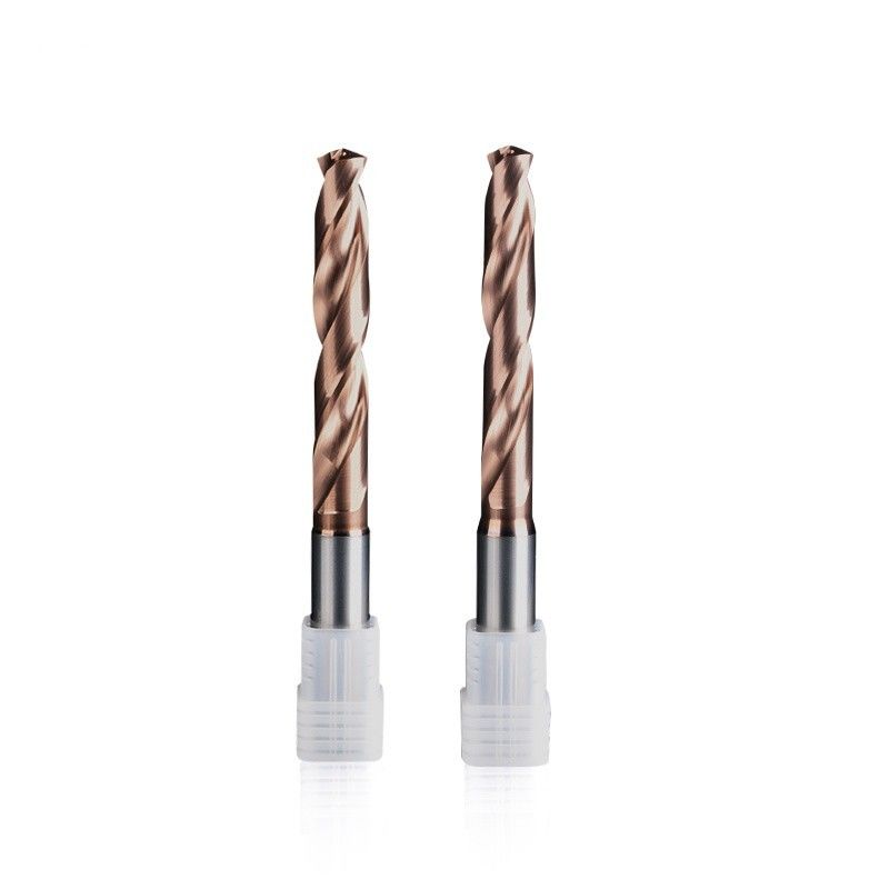 Din tiêu chuẩn bên trong làm mát 5xd bước 0.1mm khoan carbide xoắn ốc sáo tách khoan